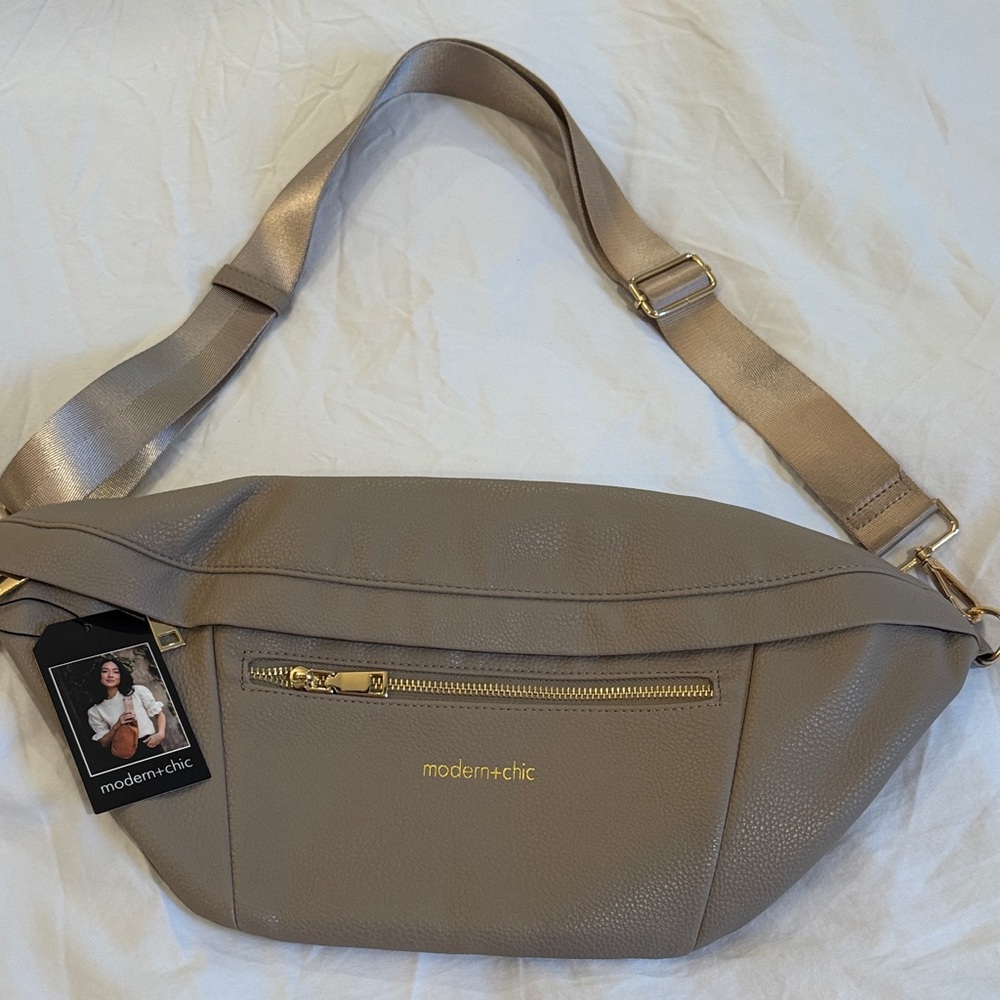 modern+chic Taupe Crossbody l